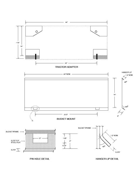 skid steer universal attachment dimensions|bobcat quick attach plate dimensions.